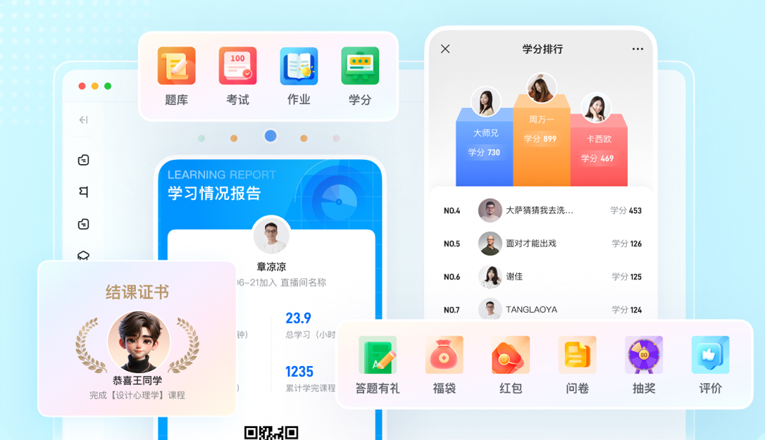 微赞教培：五大核心板块驱动打造一站式线上教学与知识付费新生态(图2)