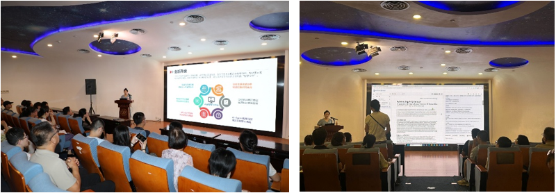 球速体育：图书馆举办AI智慧学习平台实操培训会(图2)