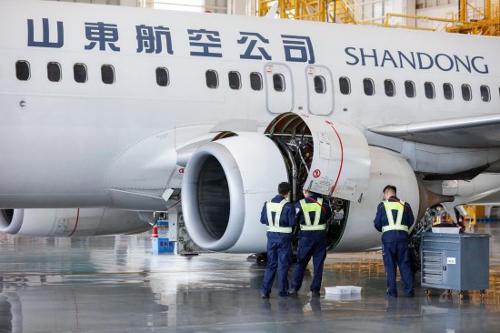 球速体育网站：黑科技修飞机山东航空维修产业如何越做越大(图3)