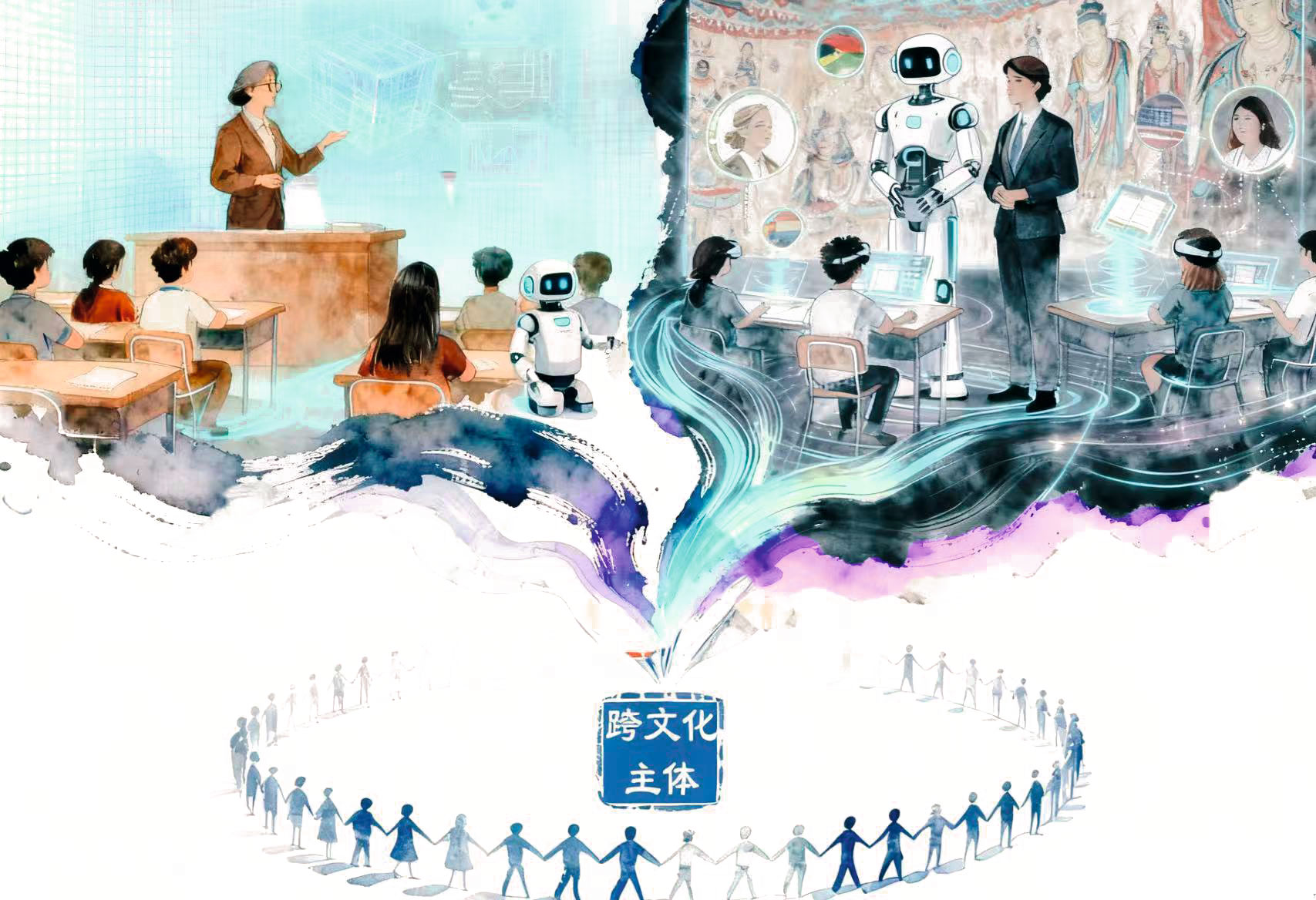 人工智能时代的教育国际传播机理、挑战与应对(图2)