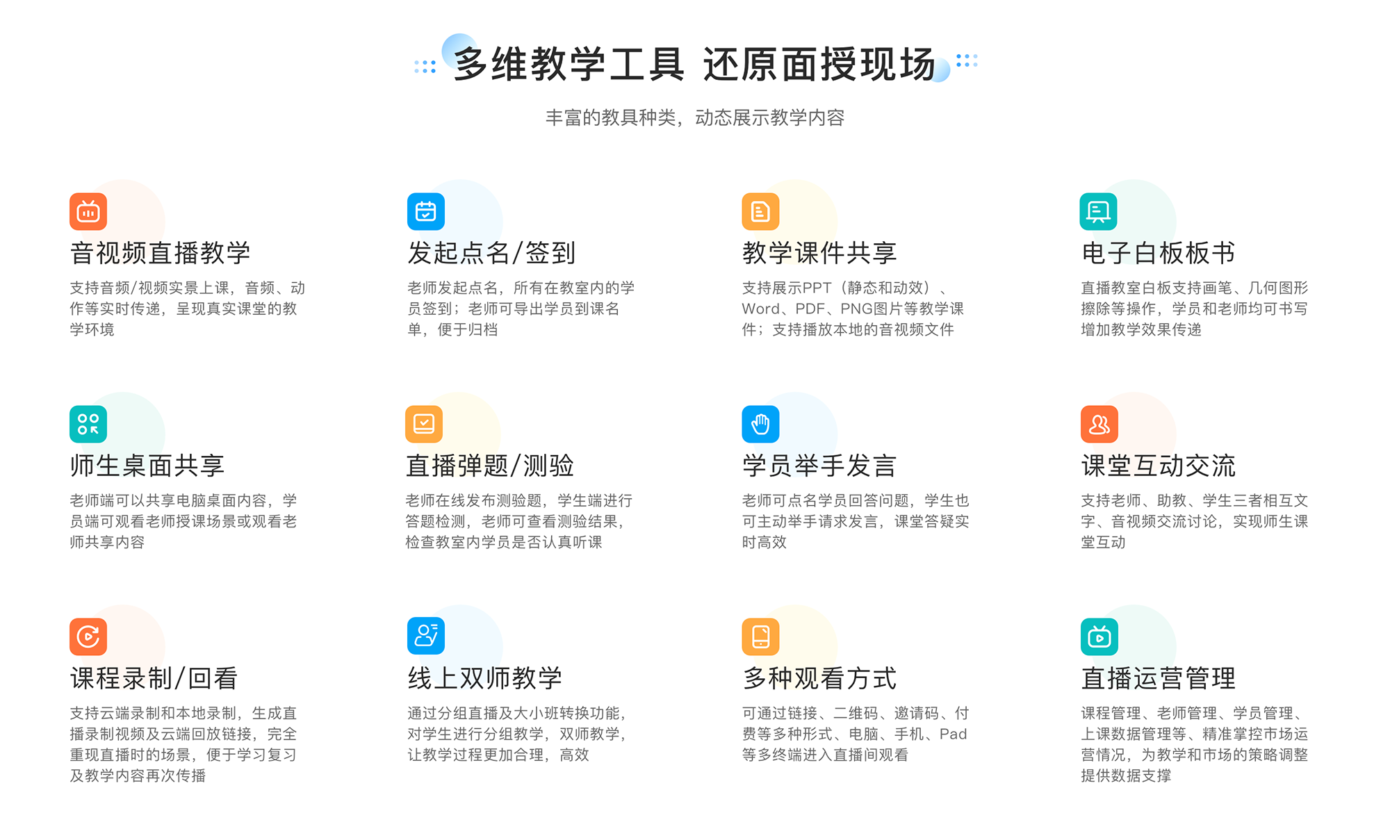 上课平台软件-培训课堂软件-云朵课堂(图3)